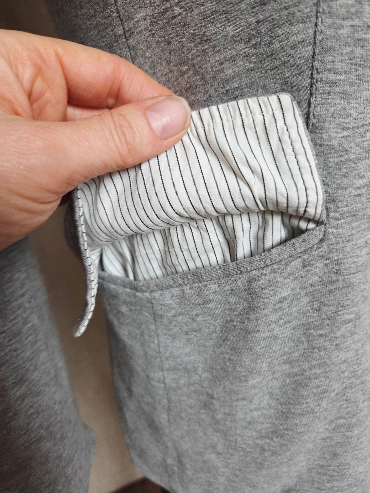 Blazer de algodão cinza Tamanho S Zara – photo 2